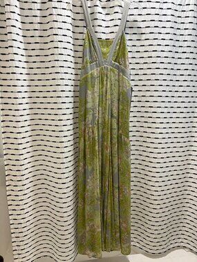 Long floral maxi dress